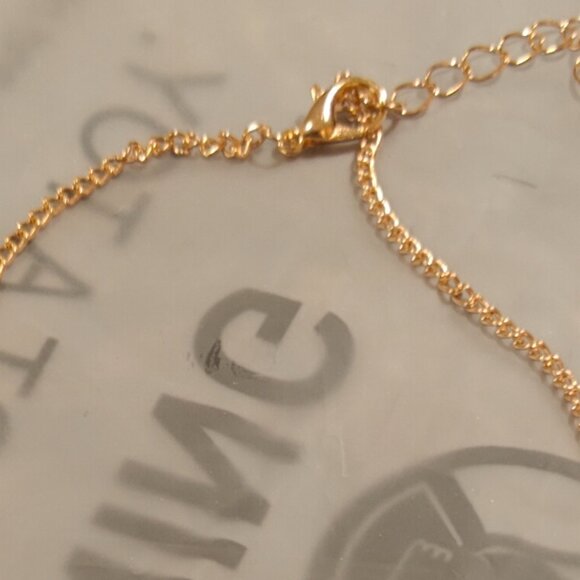Gold Plated Butterfly Necklace. - Picture 3 of 3